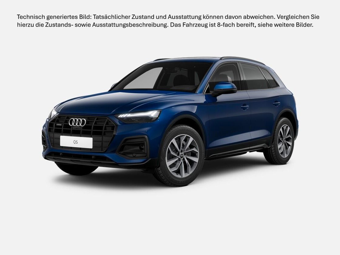 Fahrzeugabbildung Audi Q5 45 TFSI quattro S tronic advanced Matrix|AHK