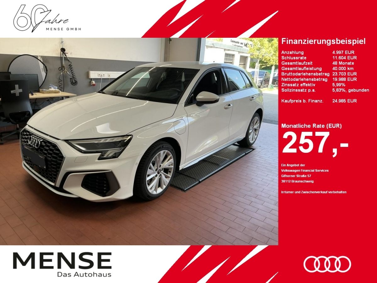 Audi A3 Sportback 40 1.4 TFSI e S-Line CarPlay|LED|LM