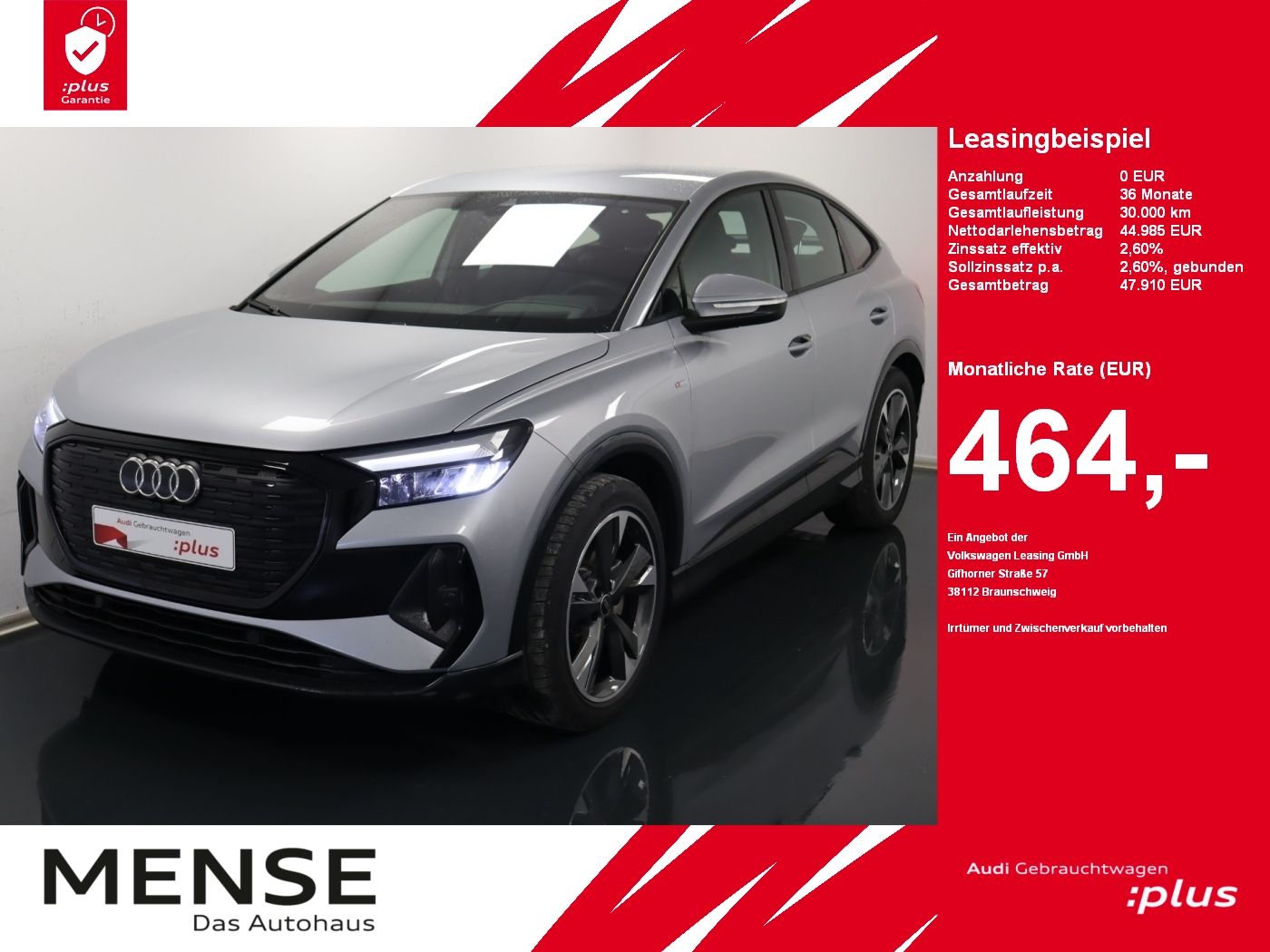 Audi Q4 Sportback e-tron 45 e-tron S line |STH|HUD|LM
