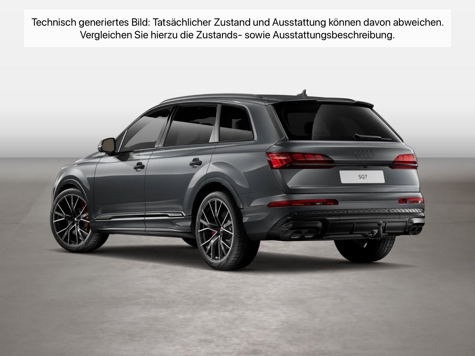 Fahrzeug autohaus mense Fahrzeugabbildung Audi SQ7 TFSI 373(507) tiptronic Matrix AHK HUD Luft - mit KI generiert/bearbeitet