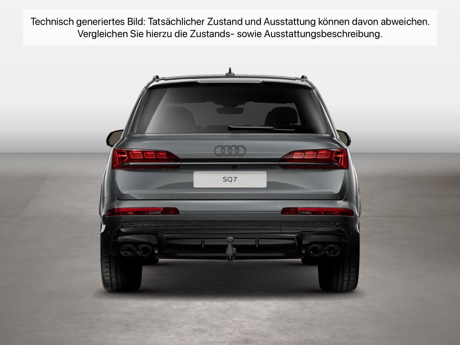 Fahrzeug autohaus mense Fahrzeugabbildung Audi SQ7 TFSI 373(507) tiptronic Matrix AHK HUD Luft - mit KI generiert/bearbeitet