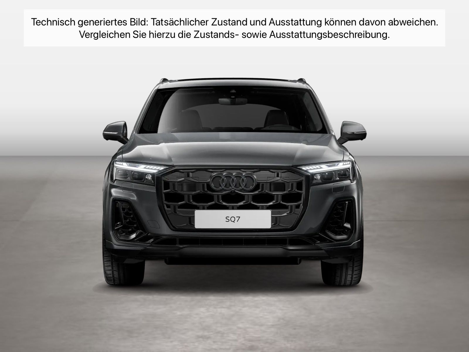 Fahrzeug autohaus mense Fahrzeugabbildung Audi SQ7 TFSI 373(507) tiptronic Matrix AHK HUD Luft - mit KI generiert/bearbeitet