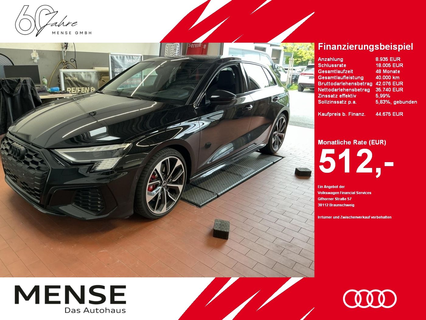 Audi S3 Sportback quattro S tronic Matrix|B&O|CarPlay