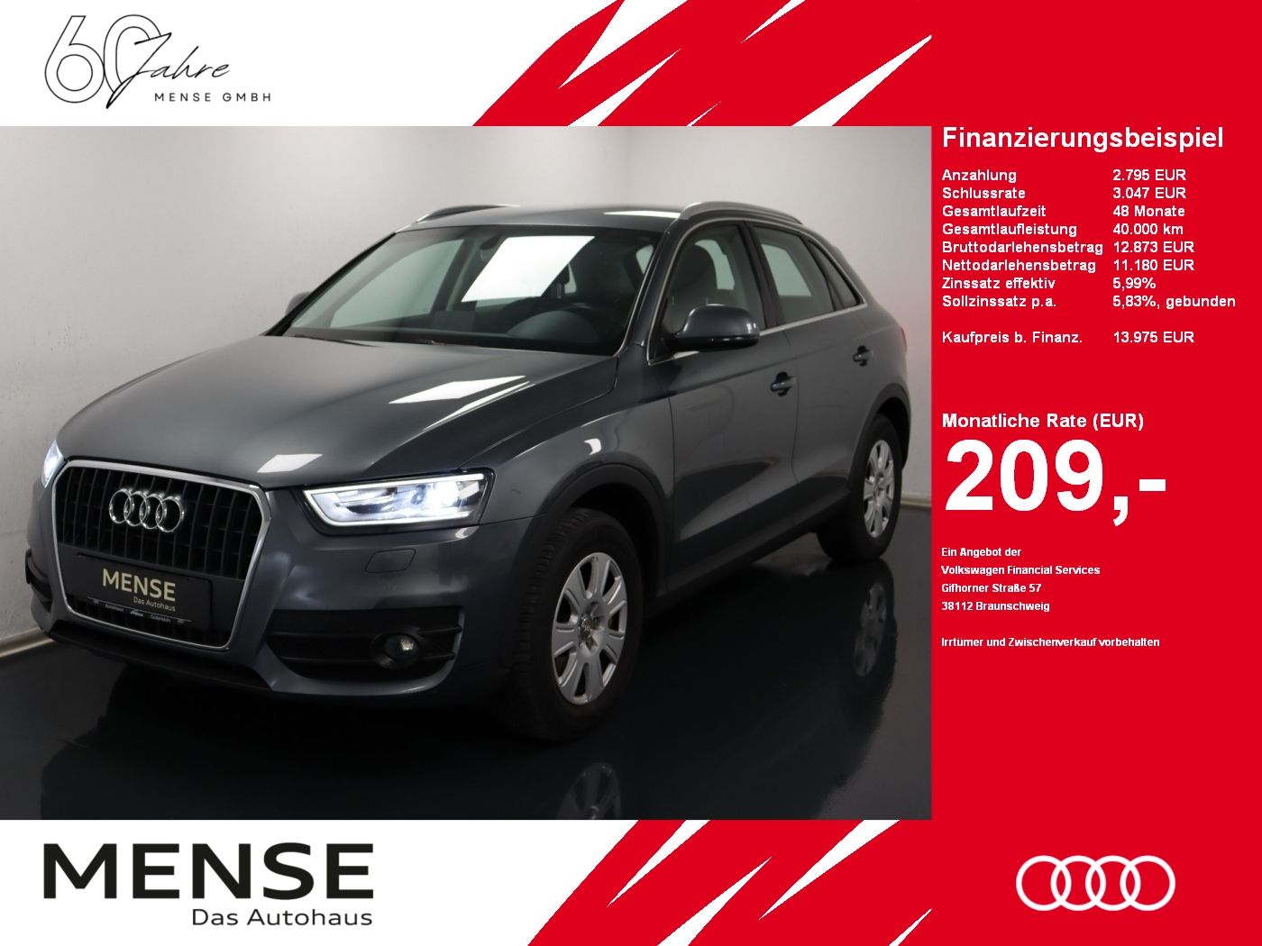 Audi Q3 2.0 TDI |LM|KlimaA|AkustikGlas|Navi|AHK|SHZG