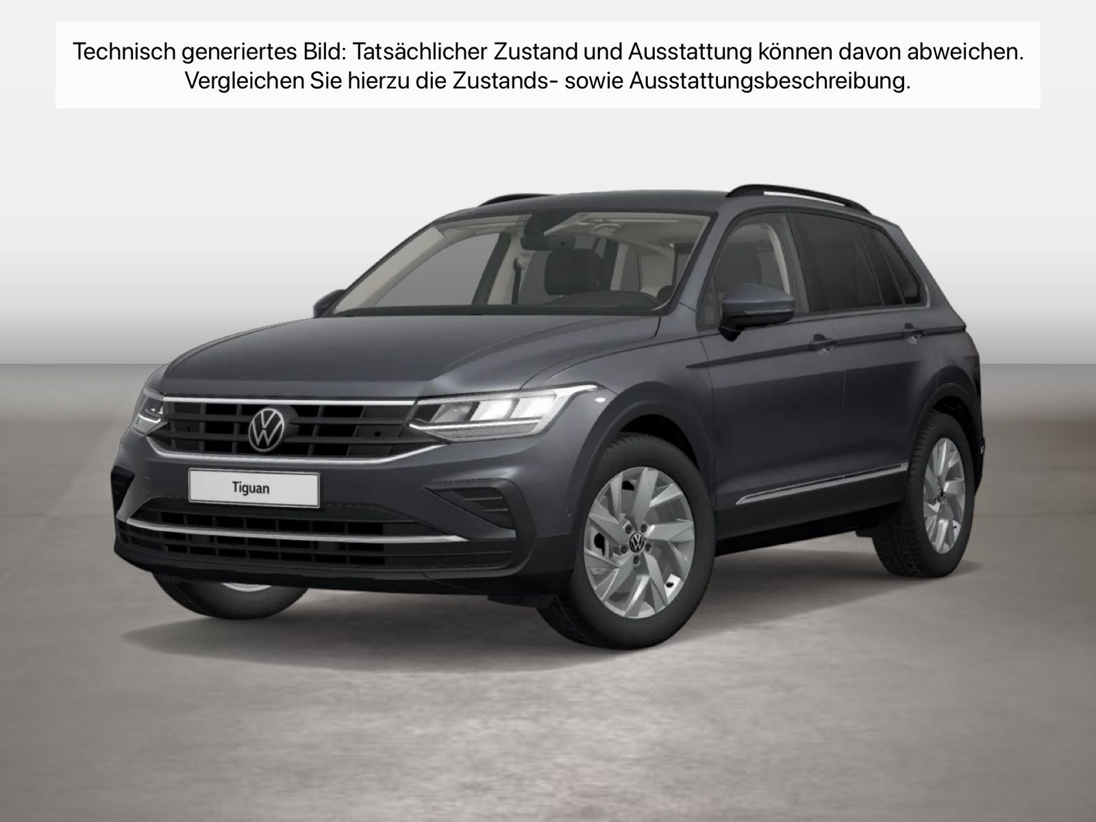 Fahrzeug autohaus mense Fahrzeugabbildung Volkswagen Tiguan 2.0 TDI 4Motion DSG Life CarPlay AHK ACC - mit KI generiert/bearbeitet