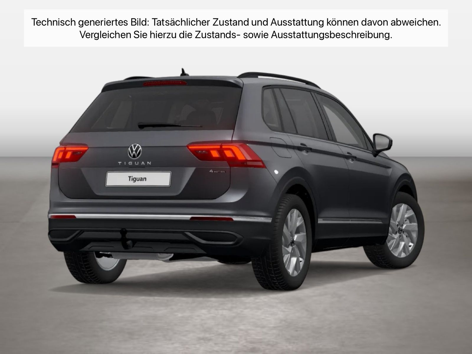 Fahrzeug autohaus mense Fahrzeugabbildung Volkswagen Tiguan 2.0 TDI 4Motion DSG Life CarPlay AHK ACC - mit KI generiert/bearbeitet