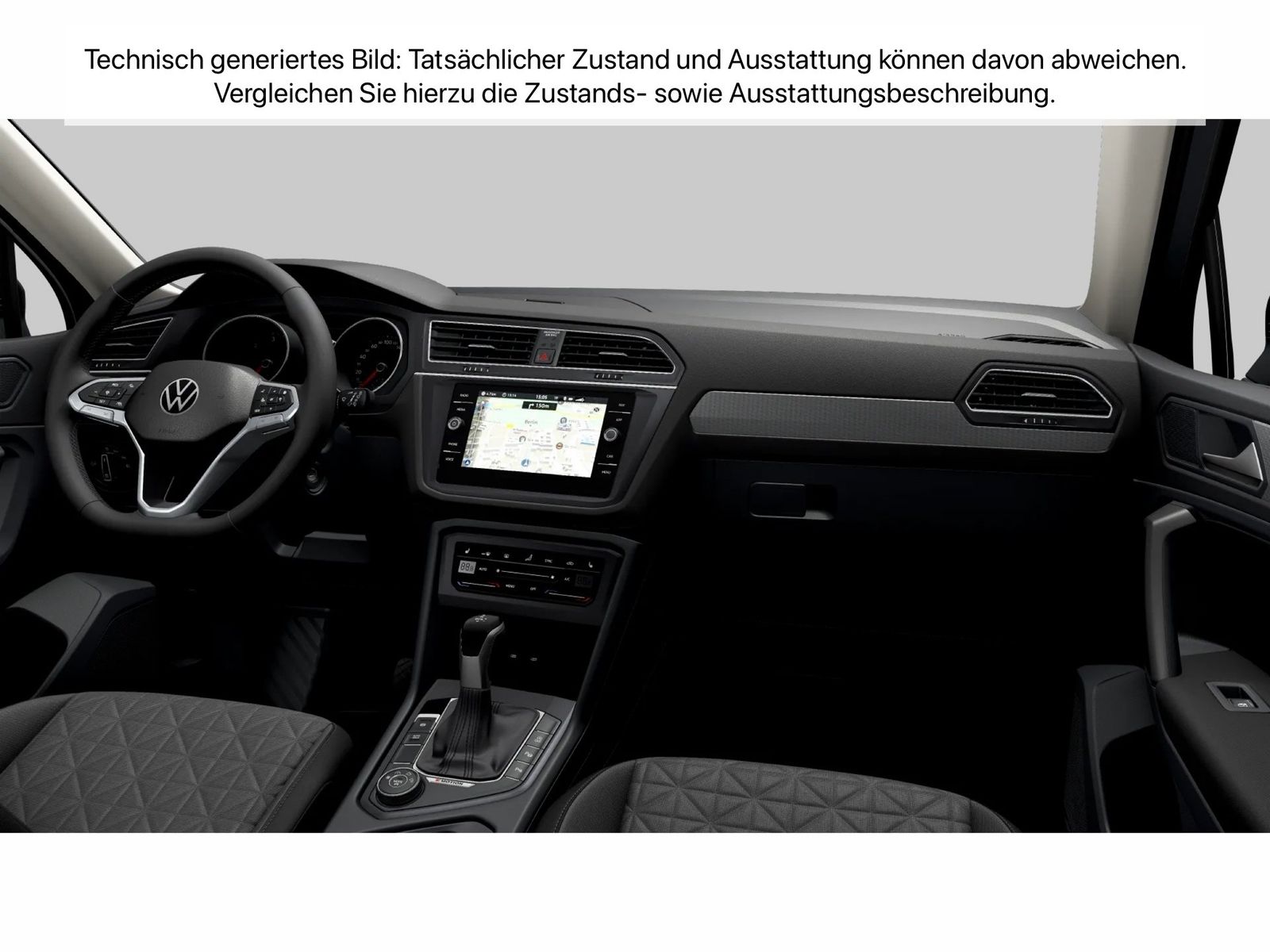 Fahrzeug autohaus mense Fahrzeugabbildung Volkswagen Tiguan 2.0 TDI 4Motion DSG Life CarPlay AHK ACC - mit KI generiert/bearbeitet