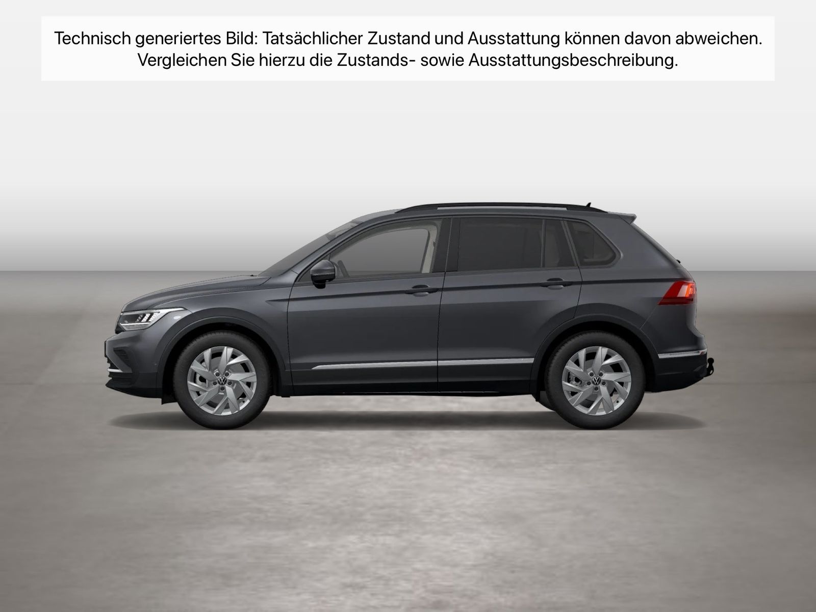 Fahrzeug autohaus mense Fahrzeugabbildung Volkswagen Tiguan 2.0 TDI 4Motion DSG Life CarPlay AHK ACC - mit KI generiert/bearbeitet