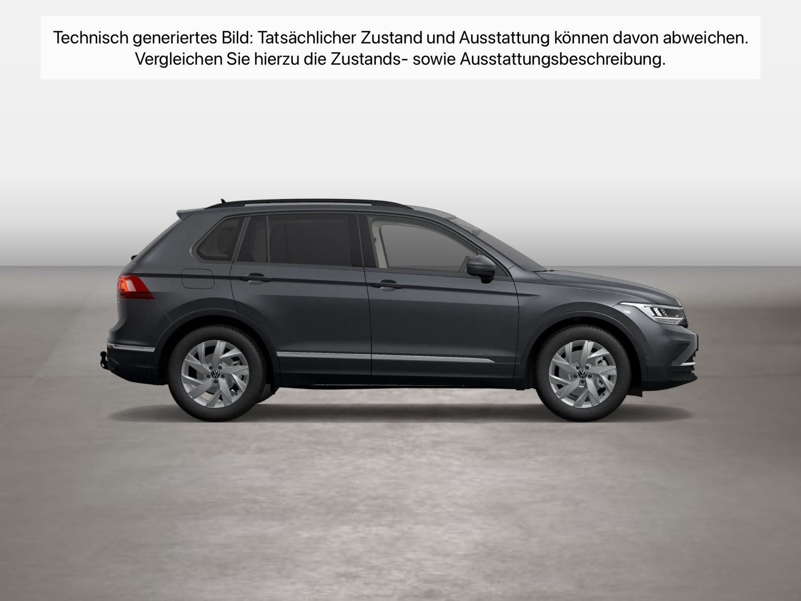 Fahrzeug autohaus mense Fahrzeugabbildung Volkswagen Tiguan 2.0 TDI 4Motion DSG Life CarPlay AHK ACC - mit KI generiert/bearbeitet