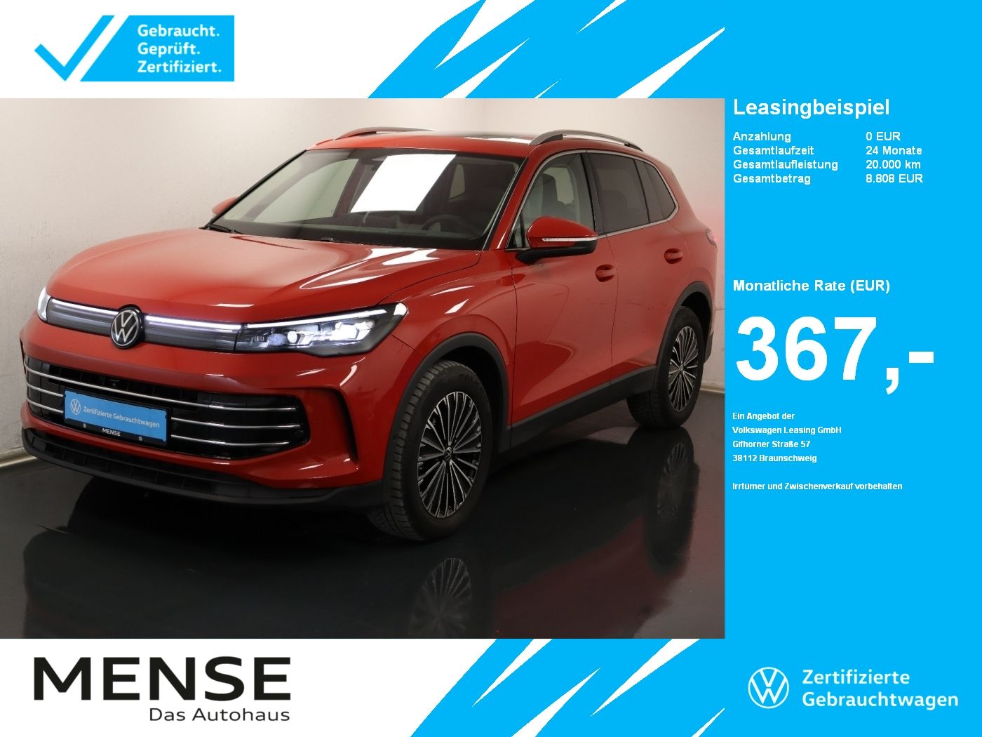 Volkswagen Tiguan 2.0 TDI DSG Elegance