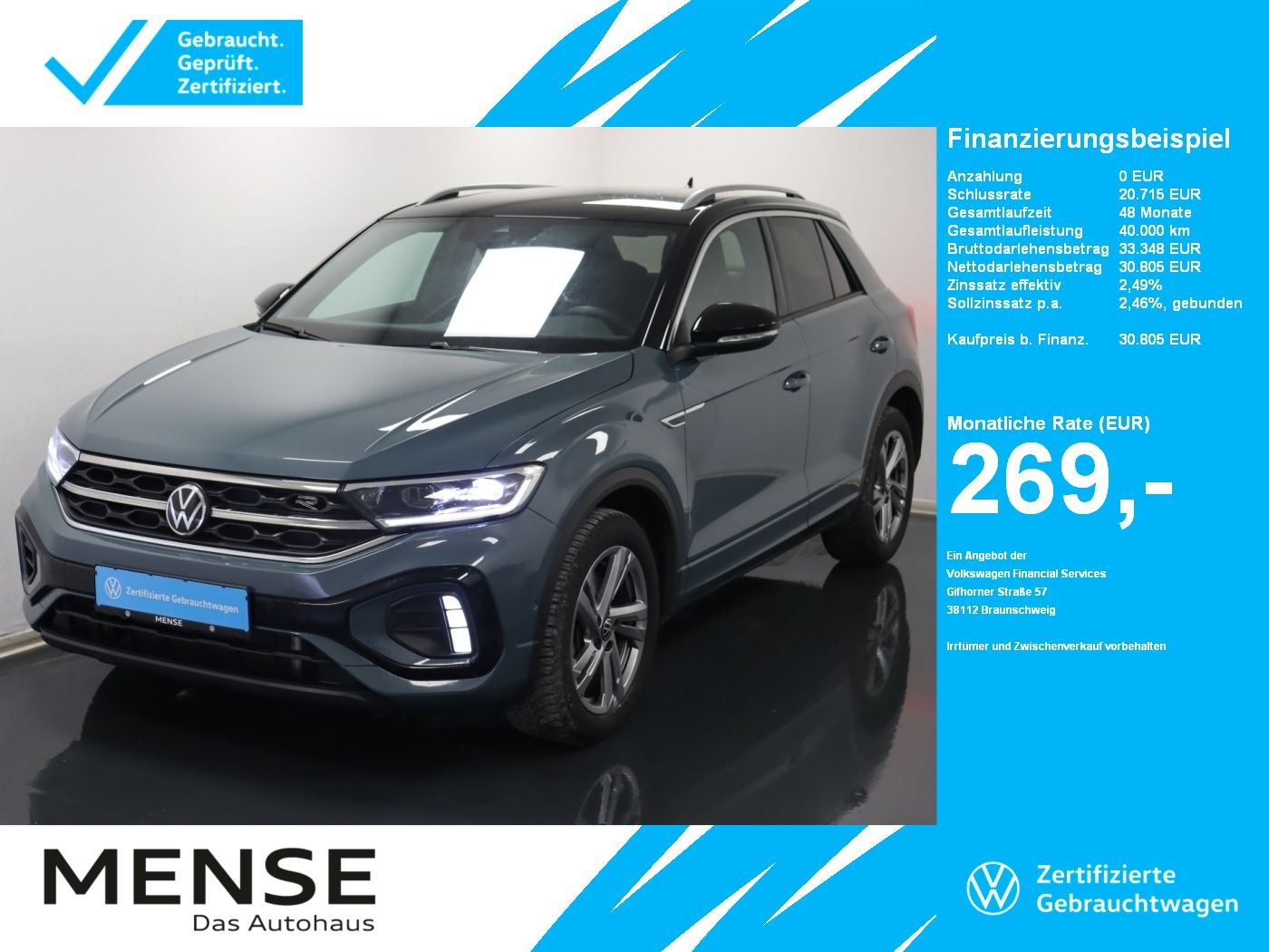 Volkswagen T-Roc 2.0 TDI DSG R-line |ACC|VirtualCP|FLA|LED