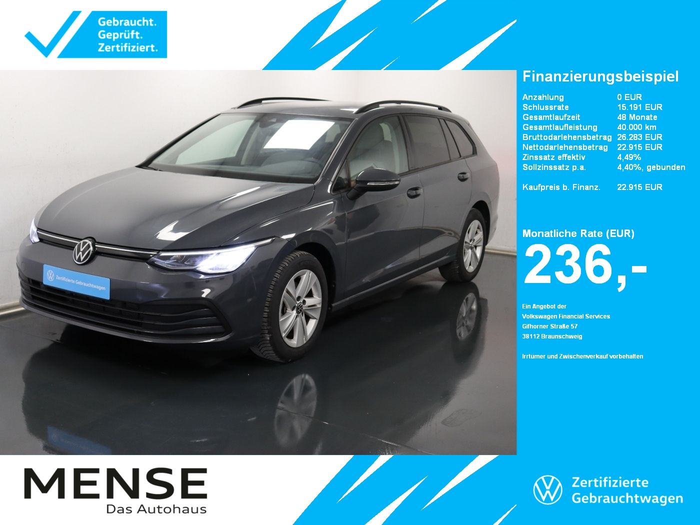 Volkswagen Golf VIII Variant 1.0TSI Life CarPlay|AHK|ACC|LM