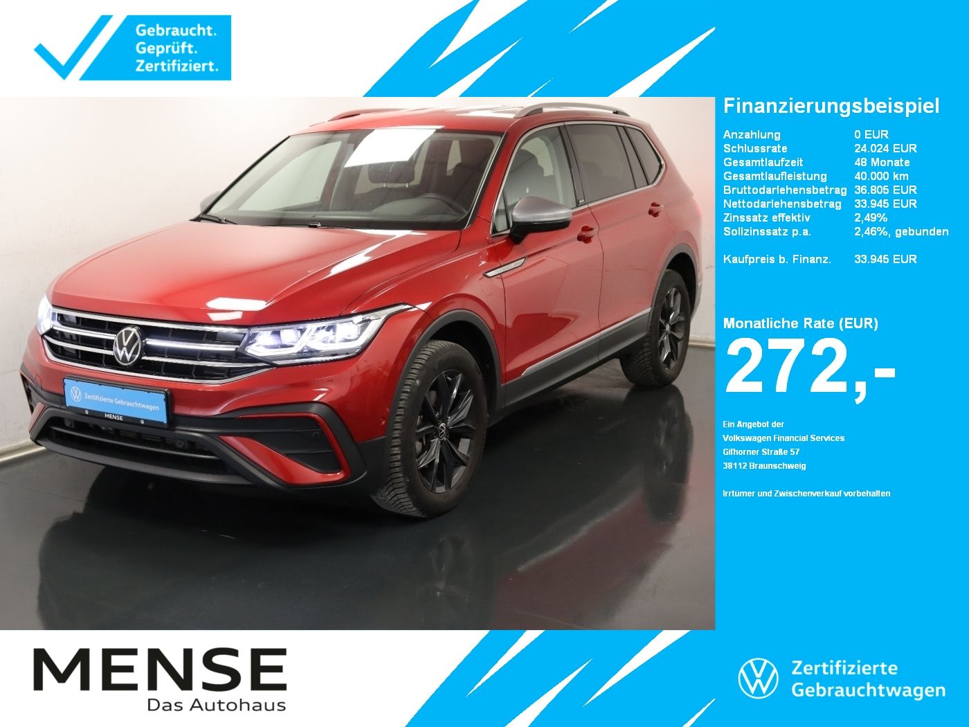 Volkswagen Tiguan Allspace 1.5TSI Life Move 7-Sitze Matrix