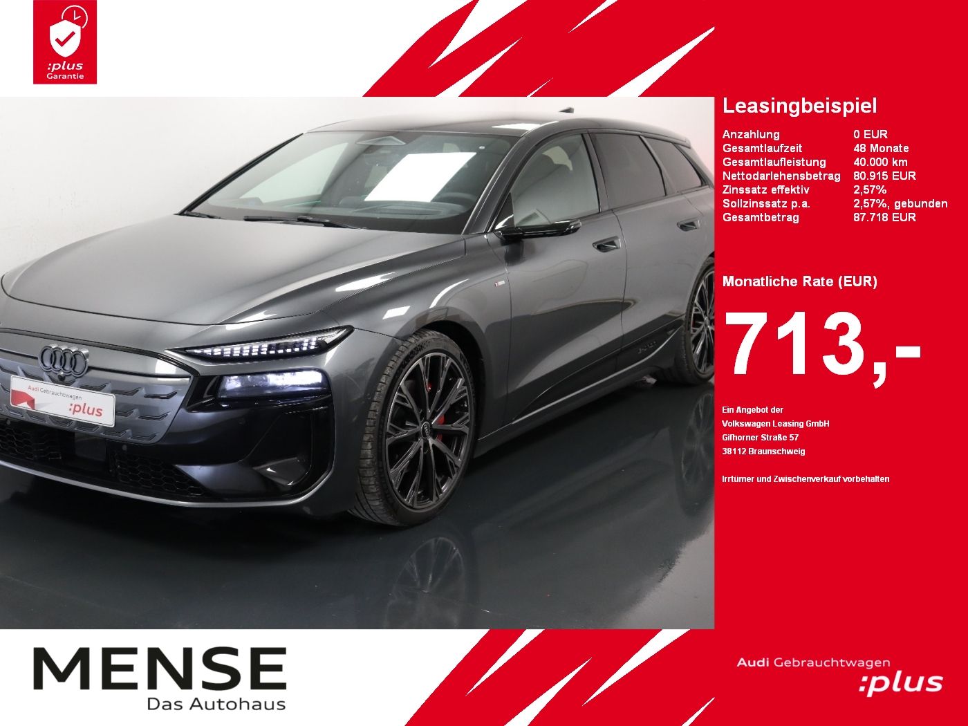 Audi A6 Avant e-tron performance S line edition one