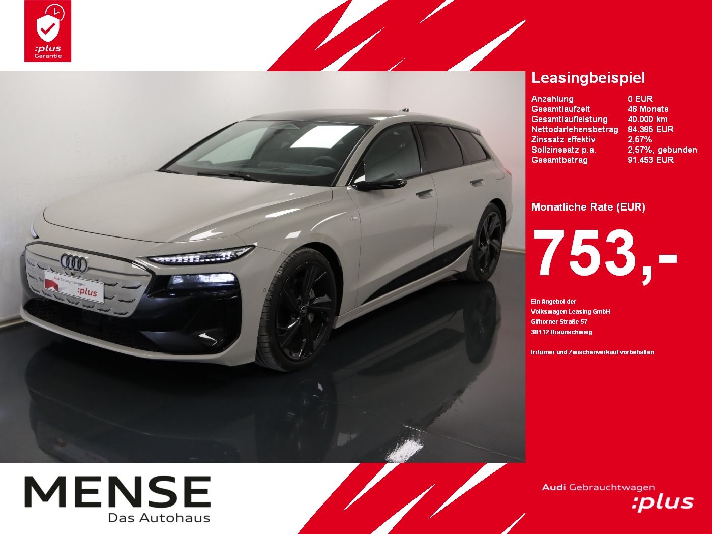 Audi A6 Avant e-tron quattro S line B&O|AHK|LM