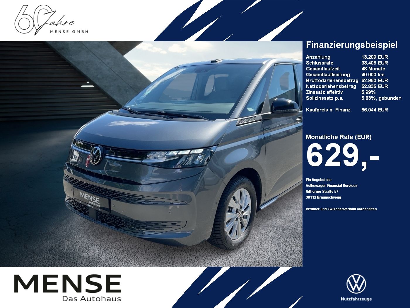 Volkswagen Multivan Life Motor: 2.0 l TDI SCR 110 kW Getrie