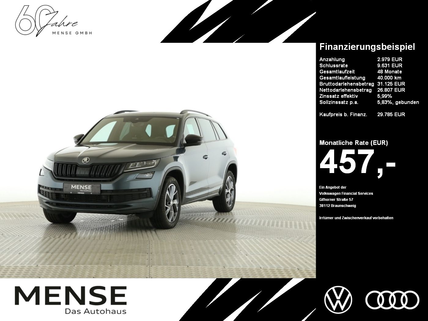 SKODA Kodiaq 2.0 TDI Sportline 4x4 DSG Standhzg|4xSHZG
