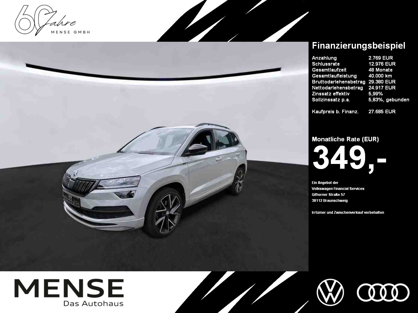 SKODA Karoq 2.0 TDI Sportline 4x4 DSG Matrix|AHK|Pano|