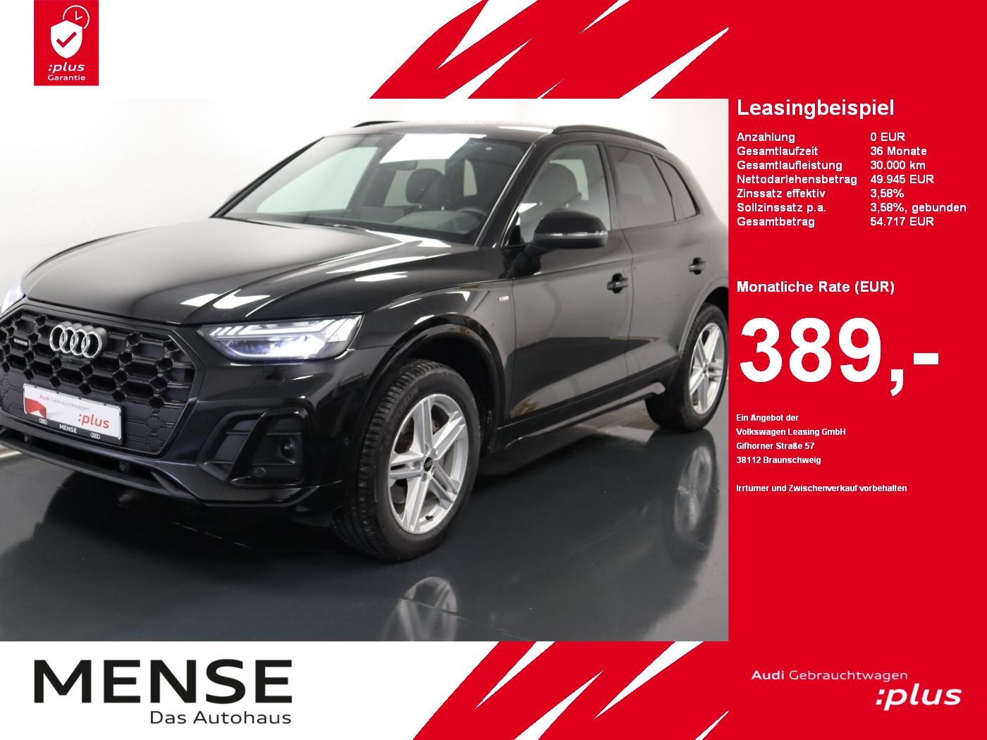 Audi Q5 45 TFSI quattro S tronic S line Matrix|AHK|LM