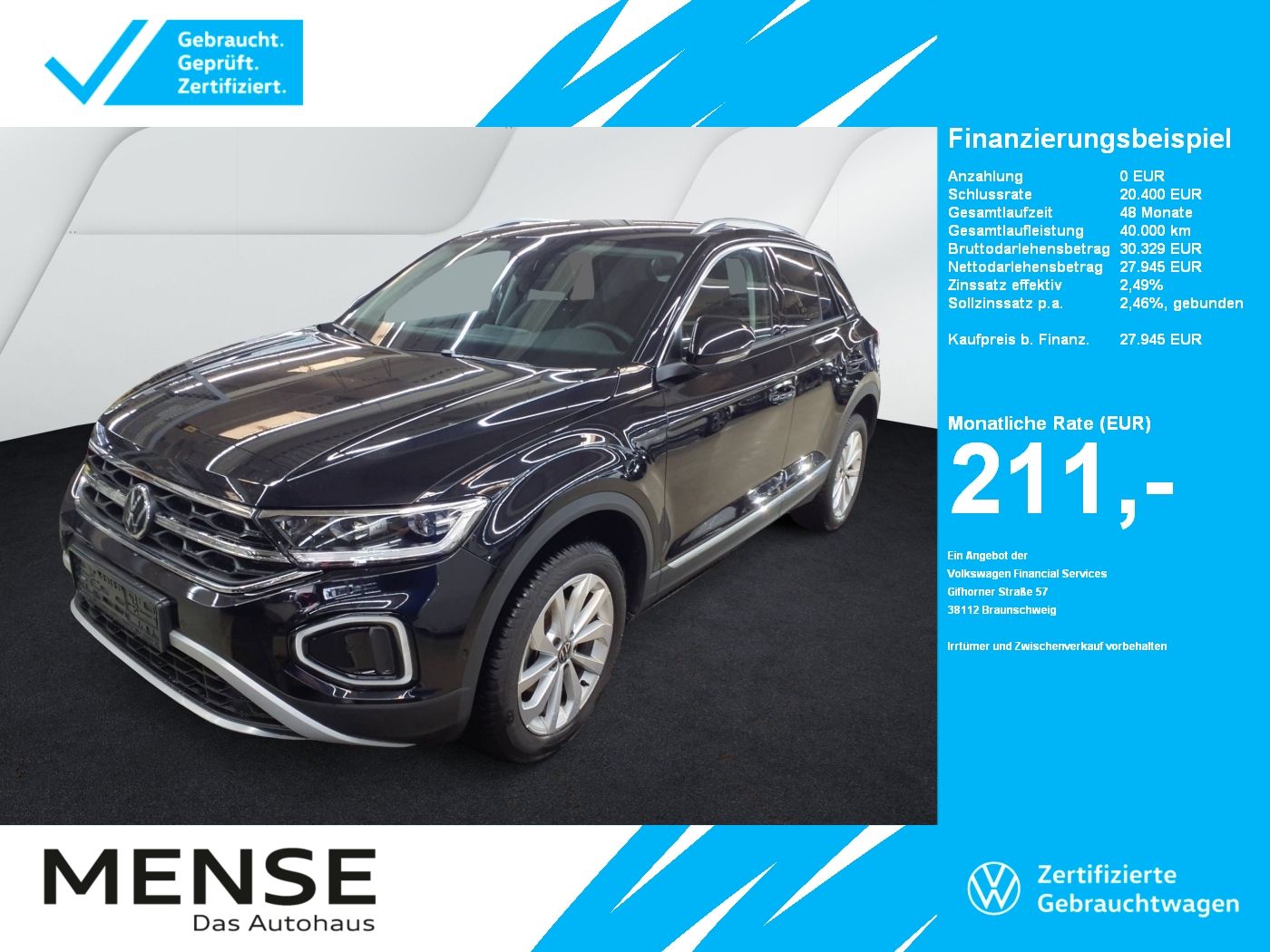 Volkswagen T-Roc 1.5TSI DSG Style CarPlay|AHK|ACC|LED|Navi