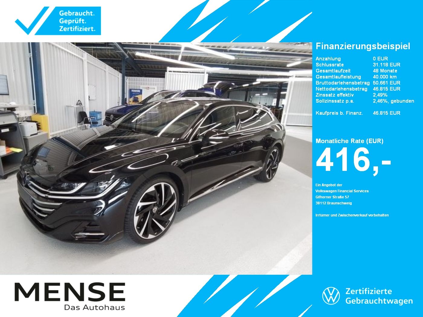 Volkswagen Arteon Shooting Brake 2.0TDI DSG 4-motion R-Line