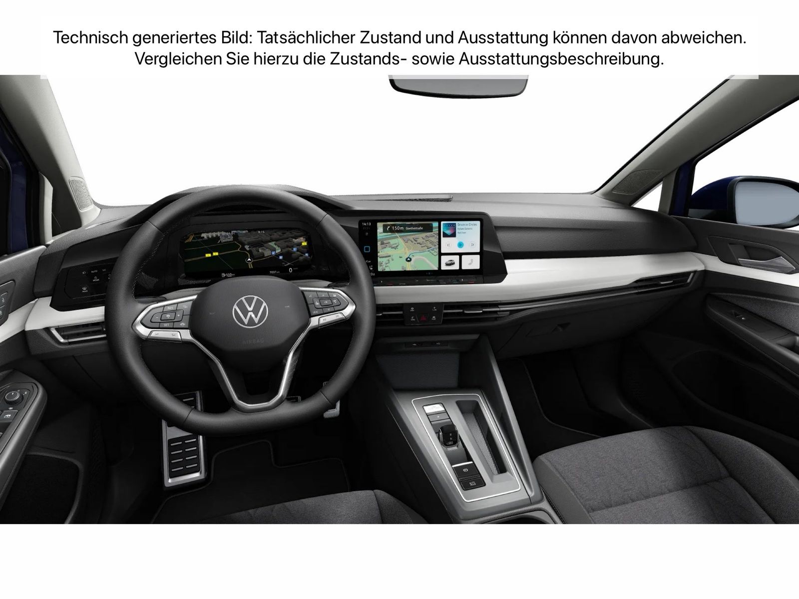 Fahrzeug autohaus mense Fahrzeugabbildung Volkswagen Golf 2.0 TDI Move CarPlay AHK LED Navi KlimaA - mit KI generiert/bearbeitet