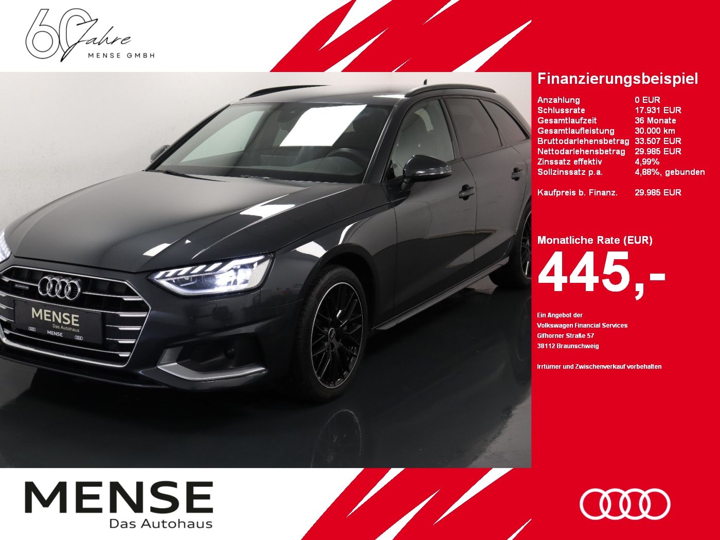 Audi A4 Avant 40 TDI quattro S tronic advanced Matrix