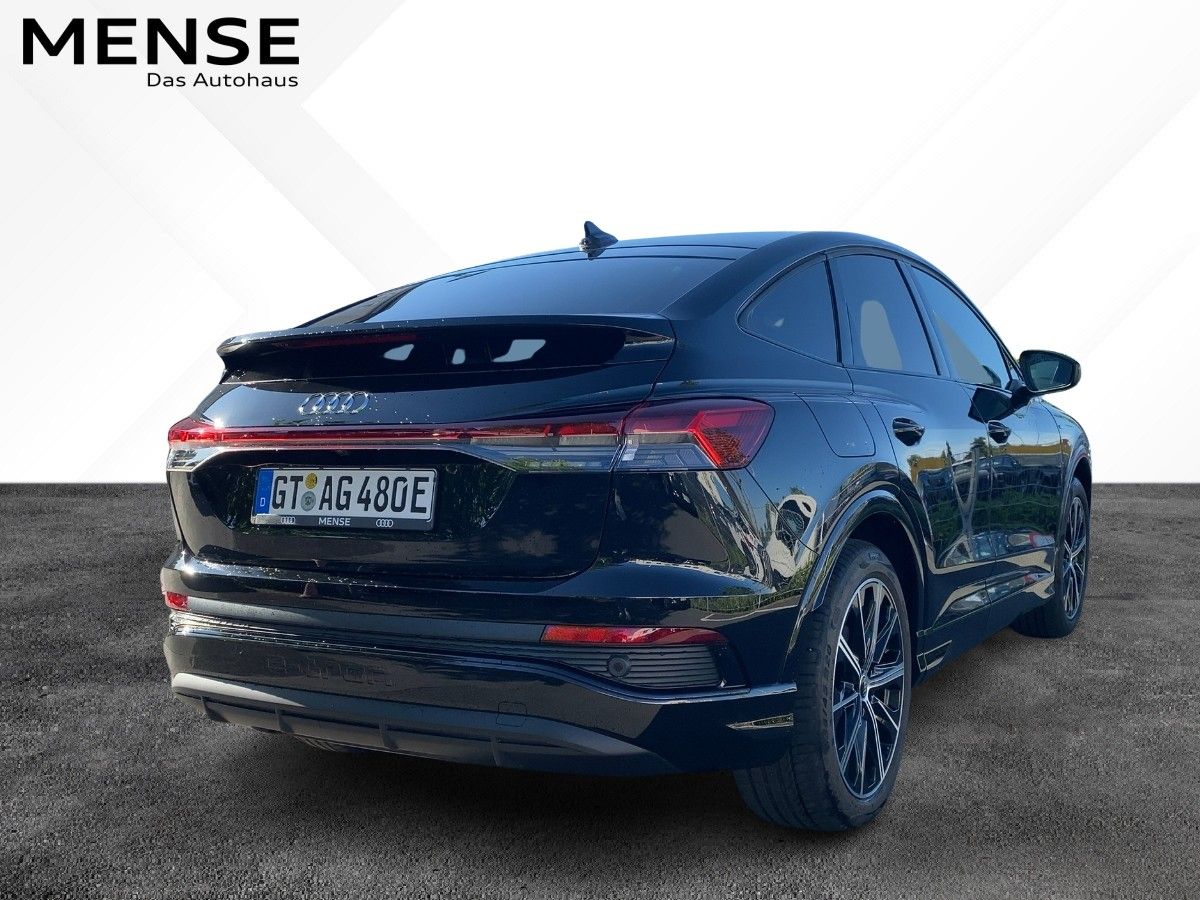 Fahrzeug autohaus mense Fahrzeugabbildung Audi Q4 Sportback e-tron 40 S line Matrix Pano AHK