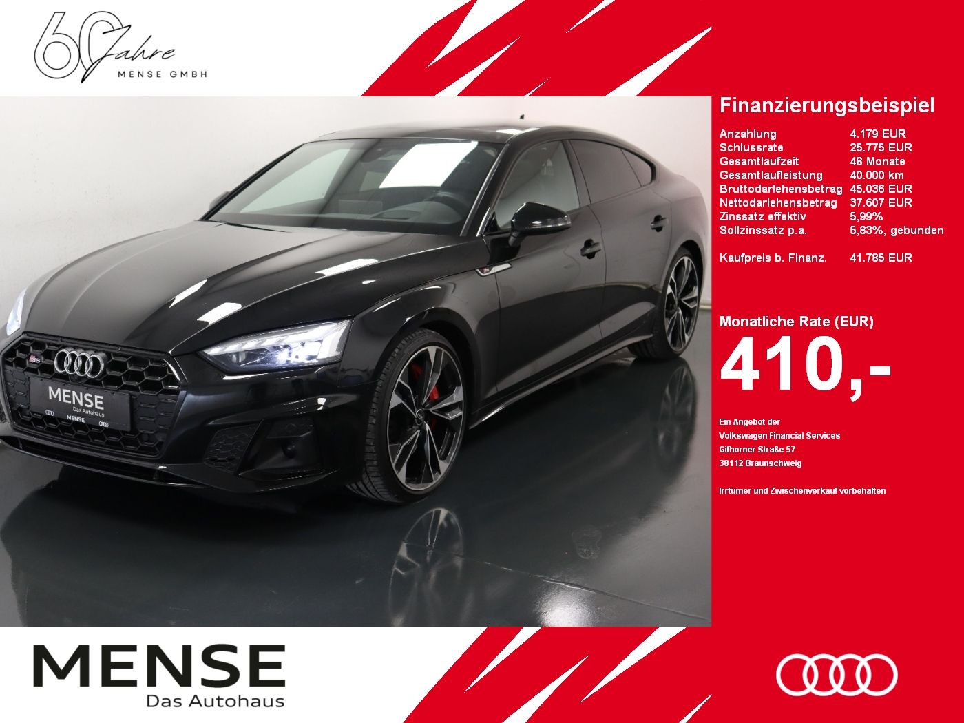 Audi S5 Sportback quattro S tronic Matrix|B&O|CarPlay