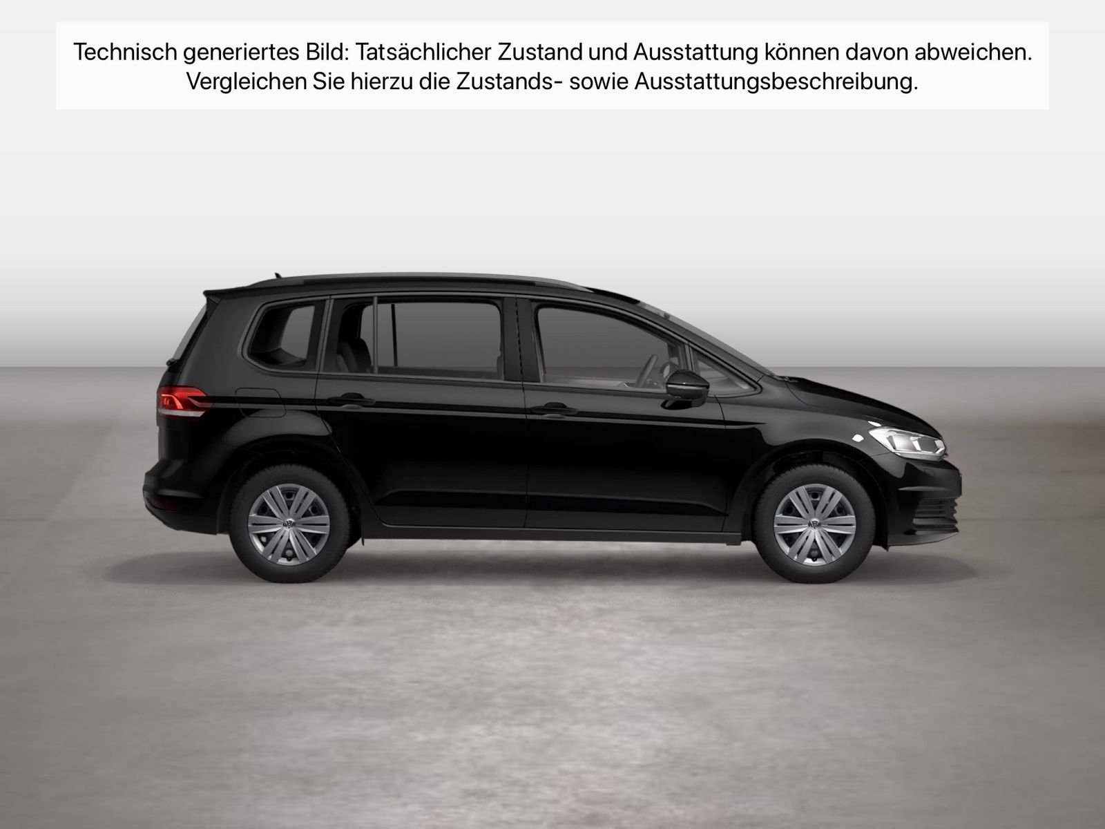 Fahrzeugabbildung Volkswagen Touran 1.5 TSI Trendline PDC SHZG WinterPaket - mit KI generiert/bearbeitet