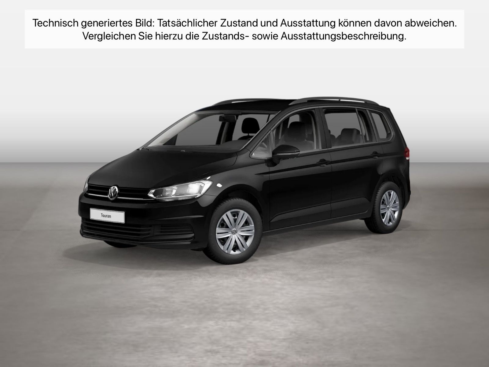 Fahrzeugabbildung Volkswagen Touran 1.5 TSI Trendline PDC SHZG WinterPaket - mit KI generiert/bearbeitet