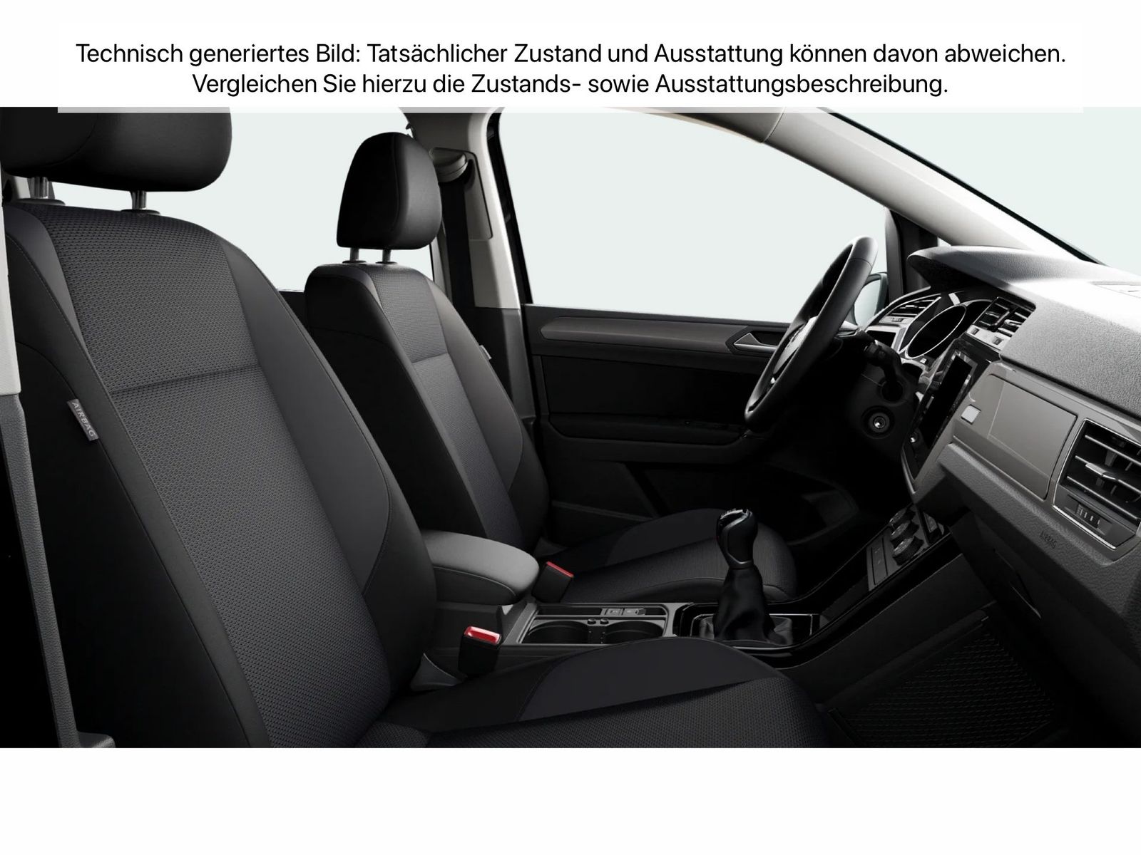 Fahrzeugabbildung Volkswagen Touran 1.5 TSI Trendline PDC SHZG WinterPaket - mit KI generiert/bearbeitet