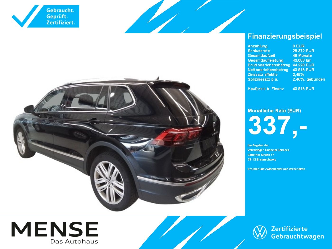 Volkswagen Tiguan 2.0 TDI DSG 4Motion Elegance |AHK|Matrix