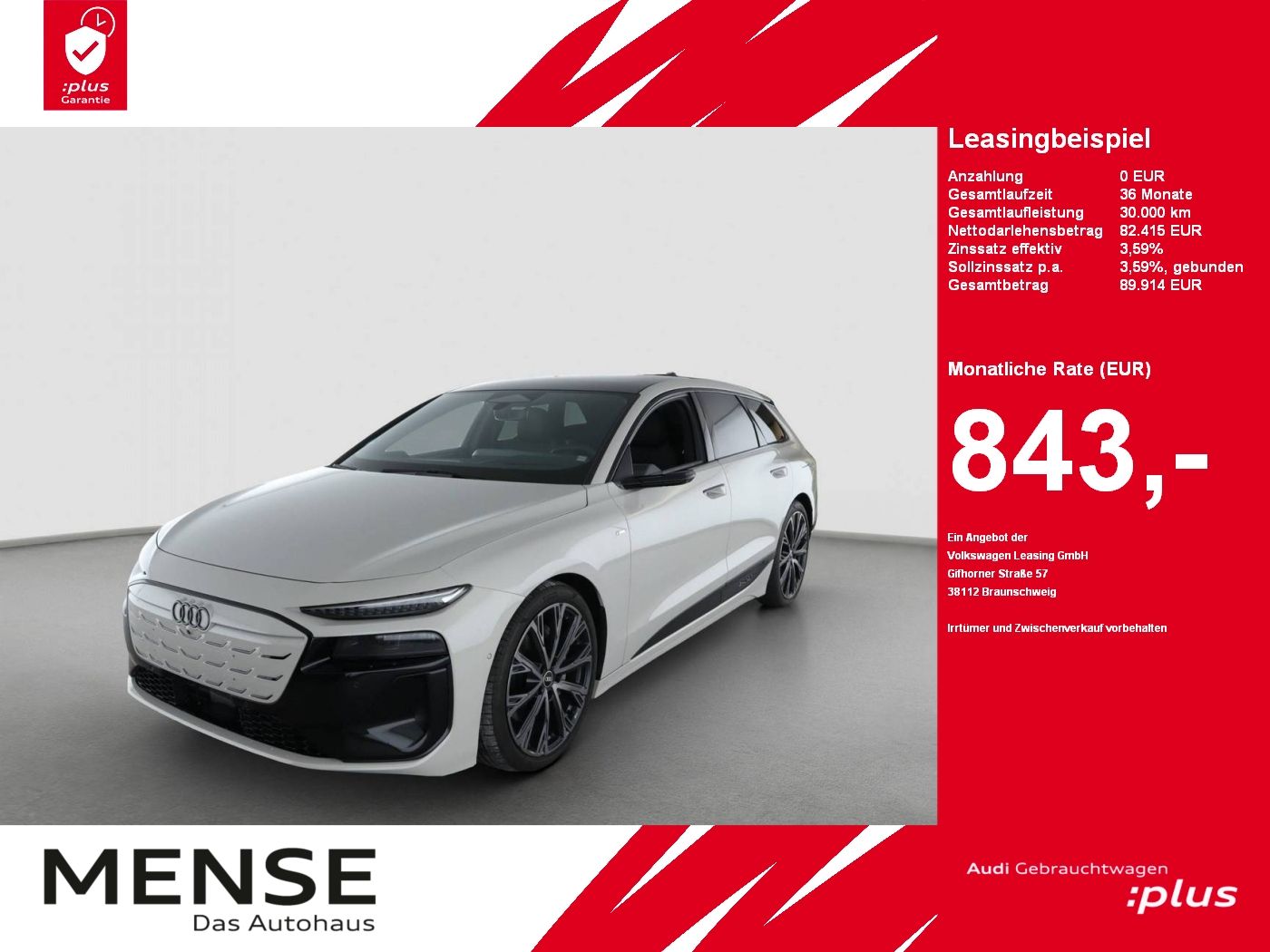 Audi A6 Avant e-tron performance S-Line B&O|AHK|HUD