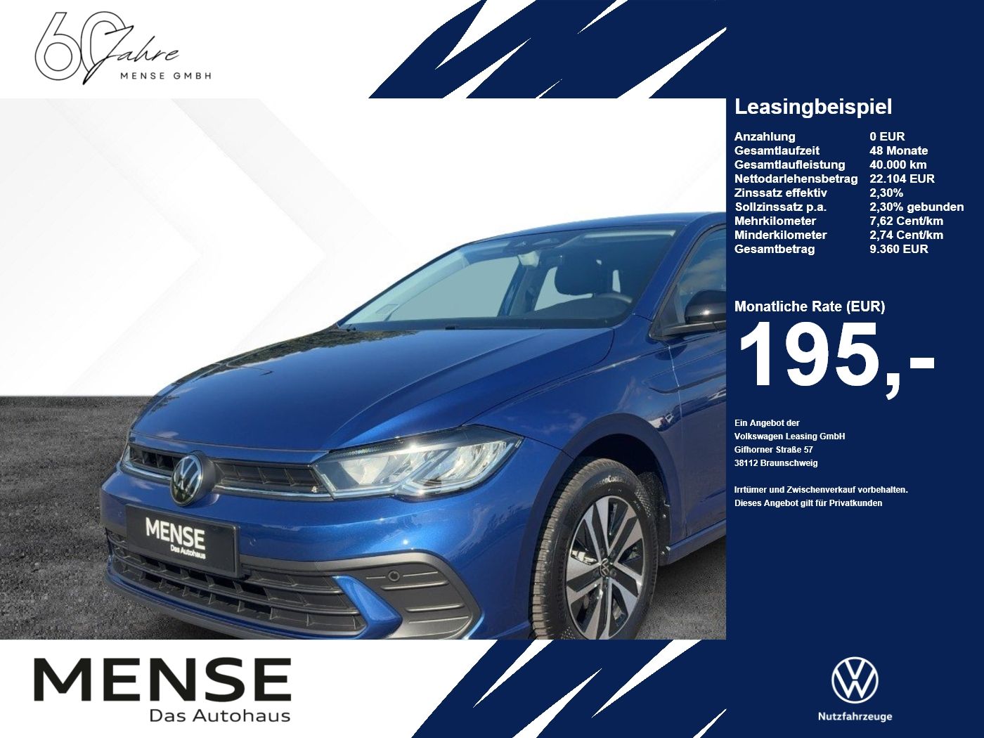 Fahrzeuge Nutzfahrzeuge/Camping autohaus mense Volkswagen Polo ENERGY 1.0 l 5-Gang GJR, Kamera, Cockpit Pr - mit KI generiert/bearbeitet
