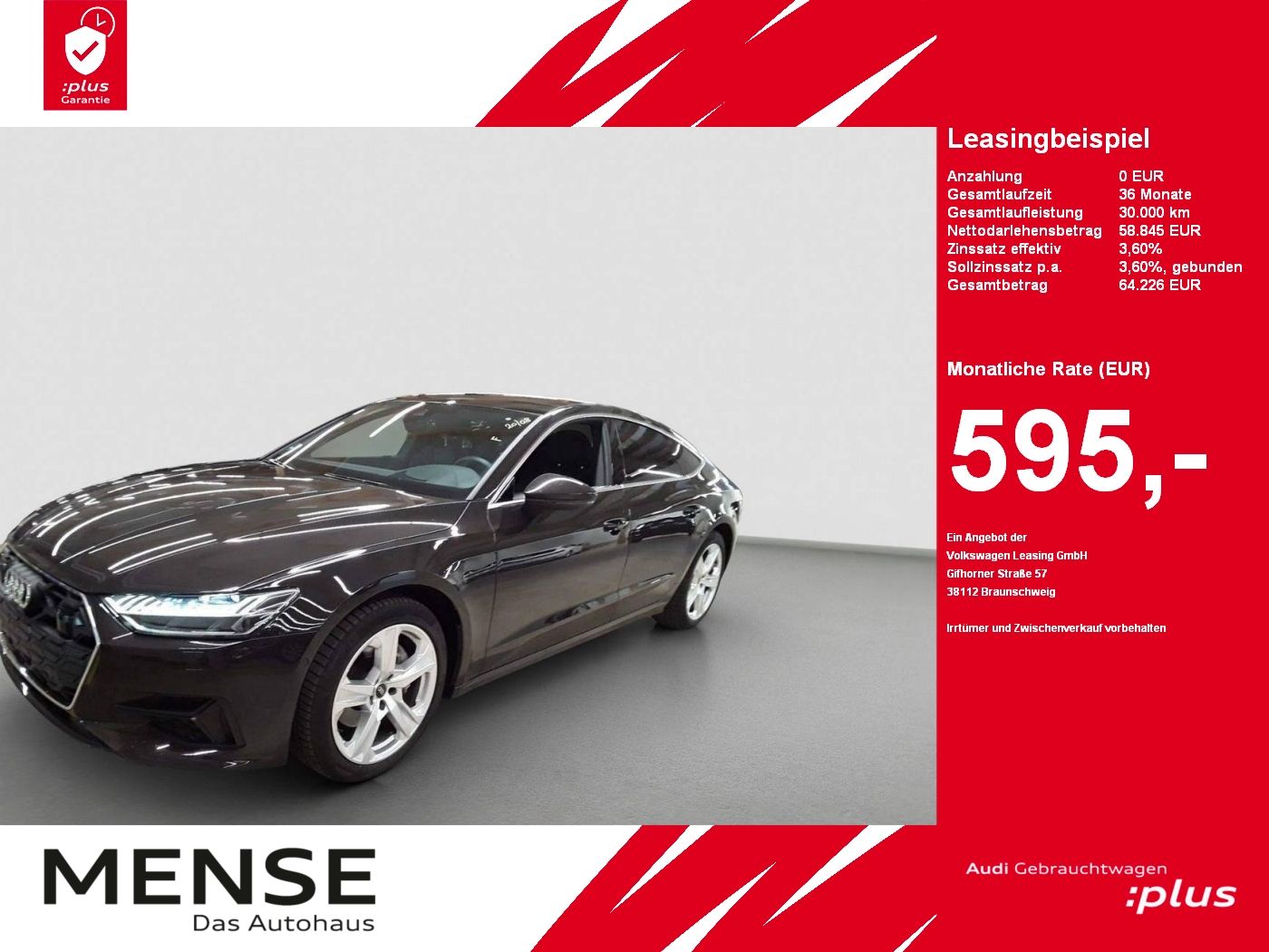Audi A7 Sportback 45 TDI quattro S tronic Matrix|AHK