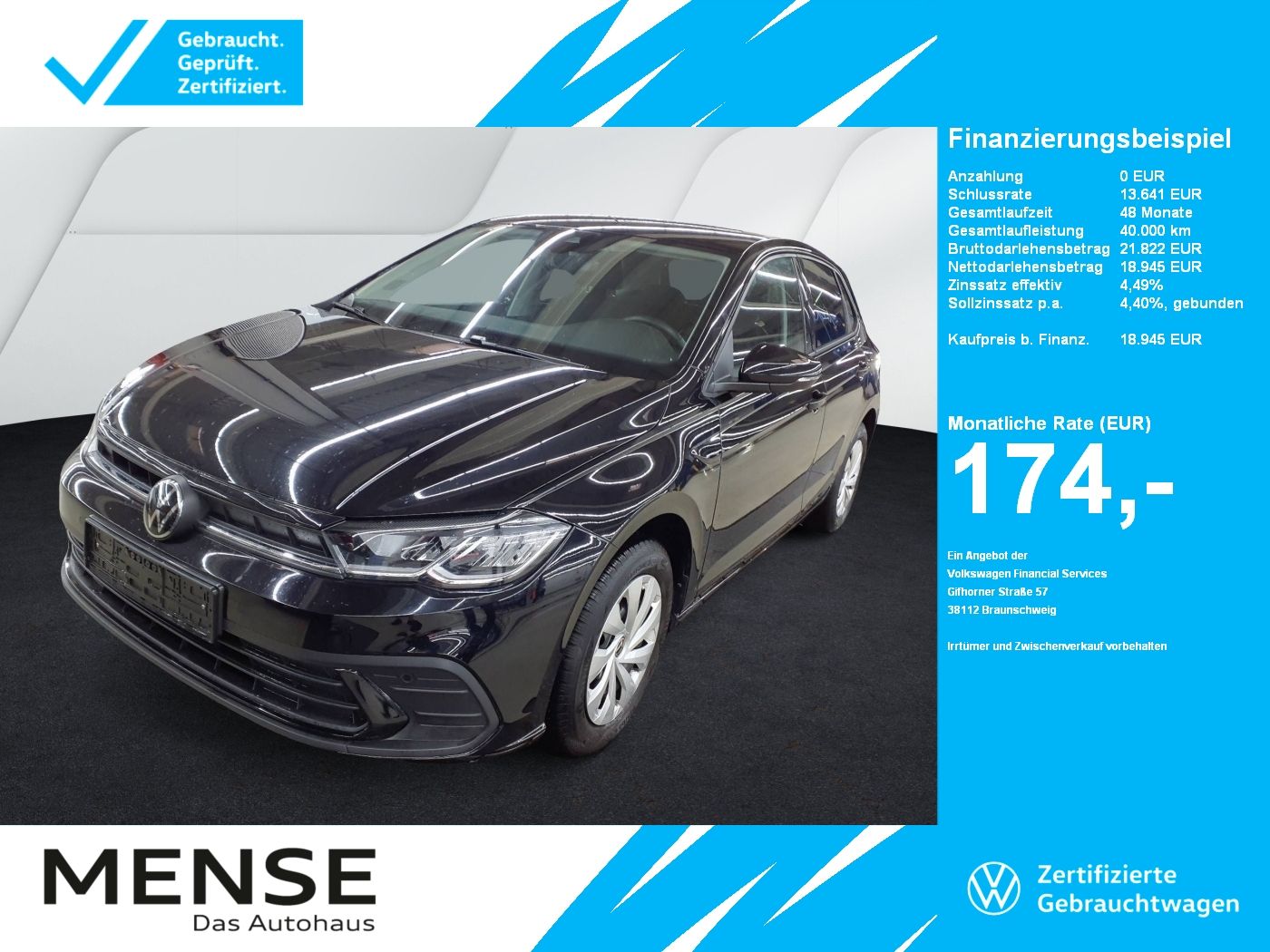 Volkswagen Polo 1.0 TSI Life CarPlay|ACC|LED|Navi|VirtualCP