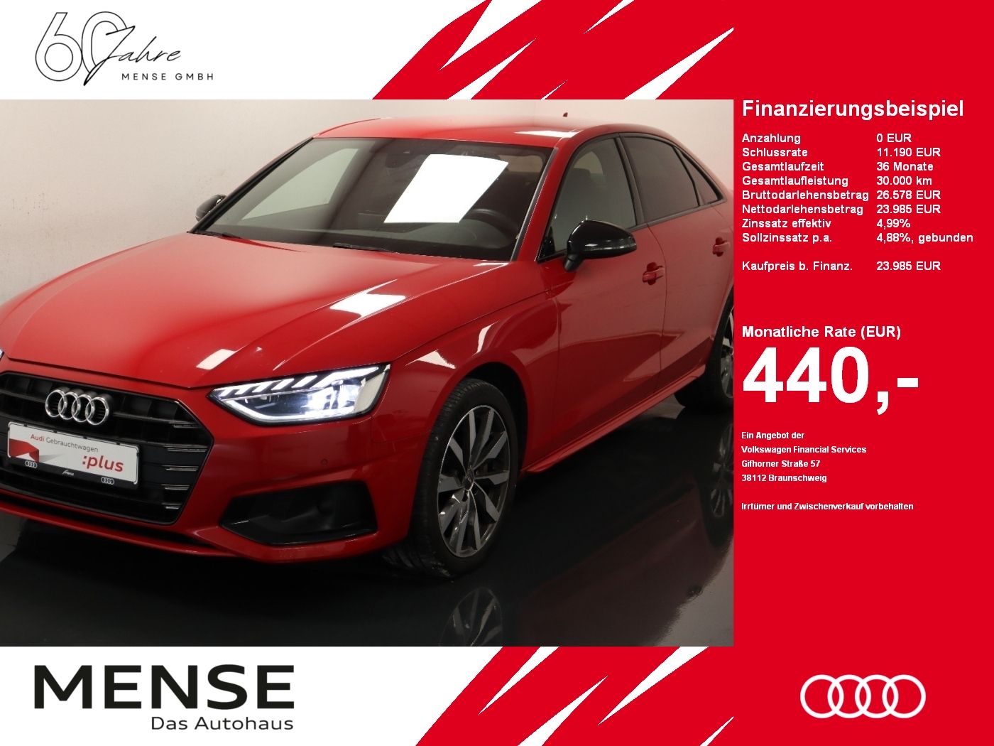 Audi A4 40 TDI S tronic advanced ACC