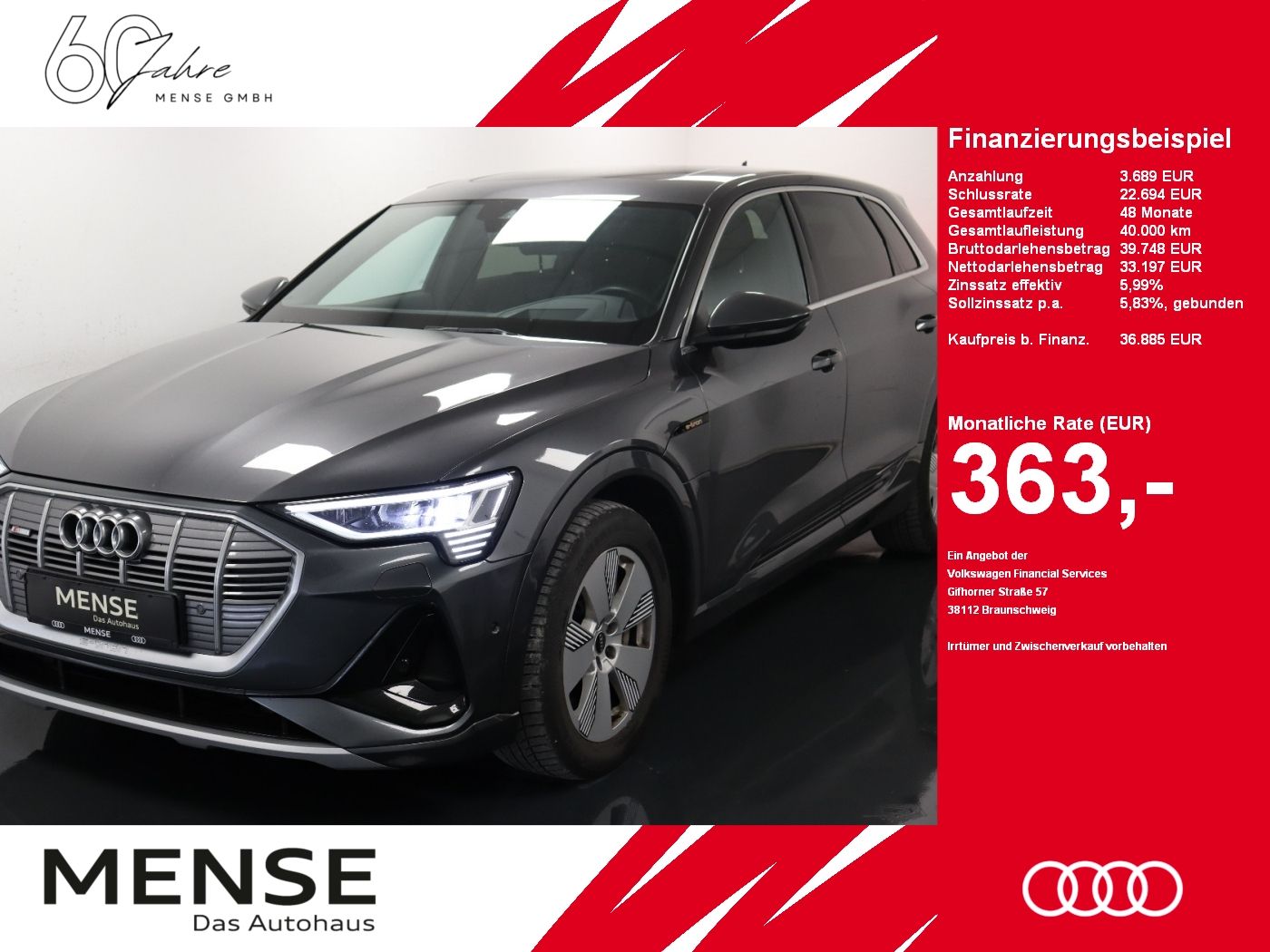Audi e-tron 55 quattro S line Matrix|AHK|HUD|Luft|ACC