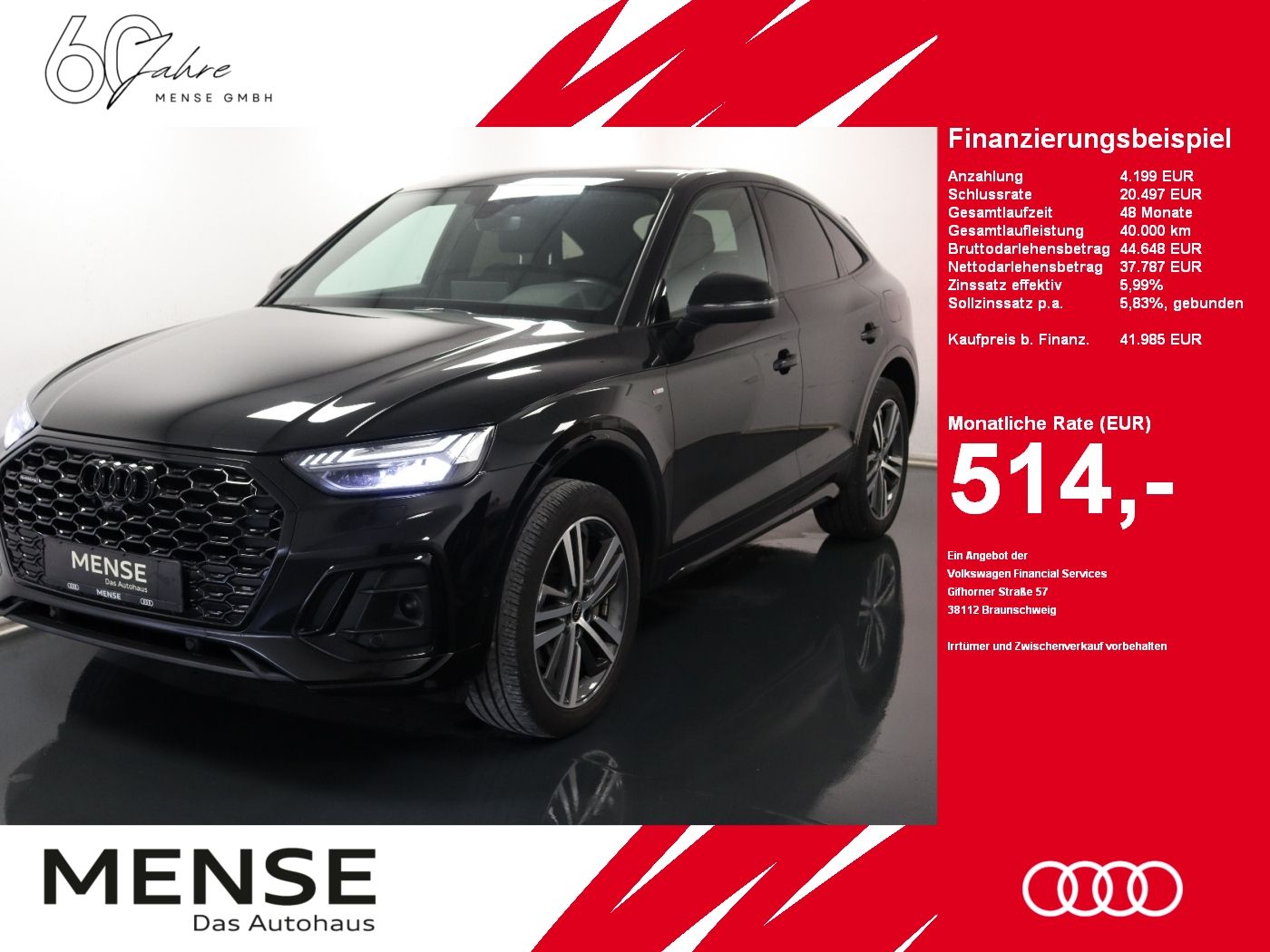 Audi Q5 Sportback 50 TFSIe quattro S-tronic S line Ma