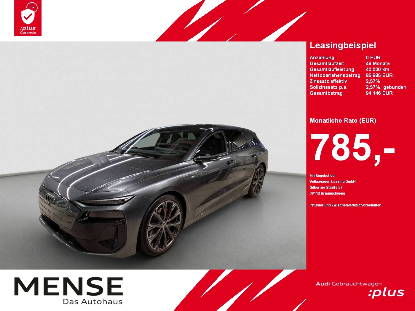 Audi A6 Avant e-tron quattro Edition One S-Line B&O