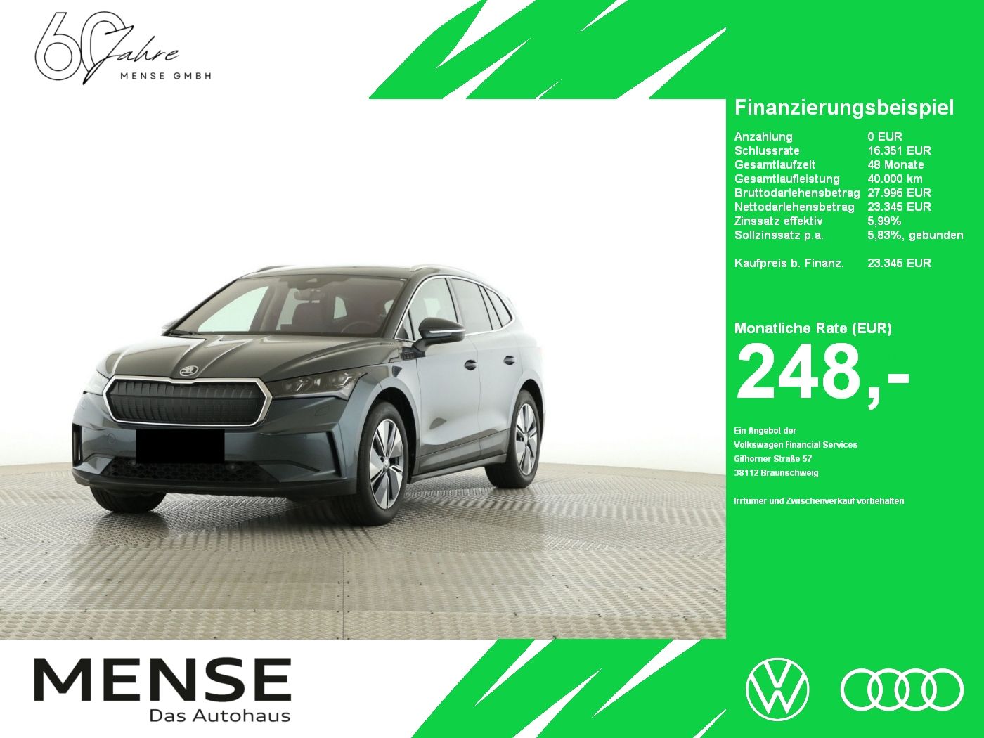 SKODA Enyaq 60 Loft 4xSHZG|ACC|LED|VirtualCP|KeyLess