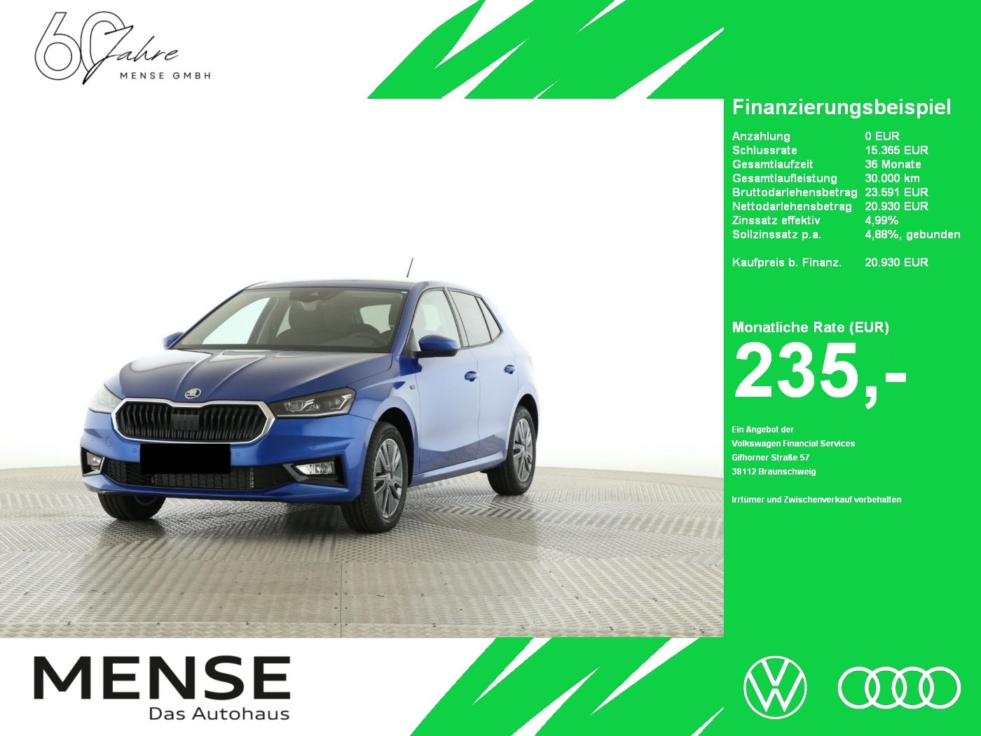 Fahrzeuge PKW autohaus mense SKODA Fabia 1.0 TSI Tour LED|Navi|VirtualCP|DynLicht