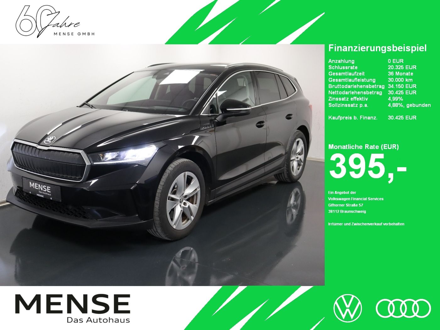 SKODA Enyaq iV 80 |AHK|4xSHZ|FLA|ACC|HUD|KeyLess|Navi