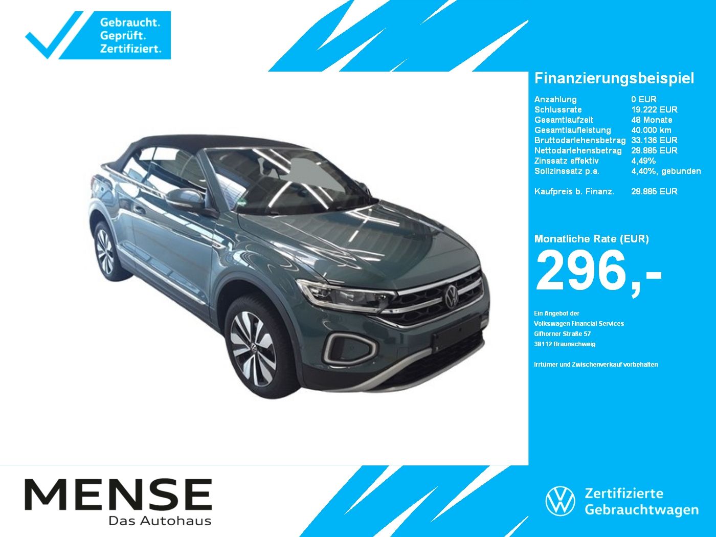 Volkswagen T-Roc Cabriolet 1.0 TSI Beats|CarPlay|AHK|ACC|LM