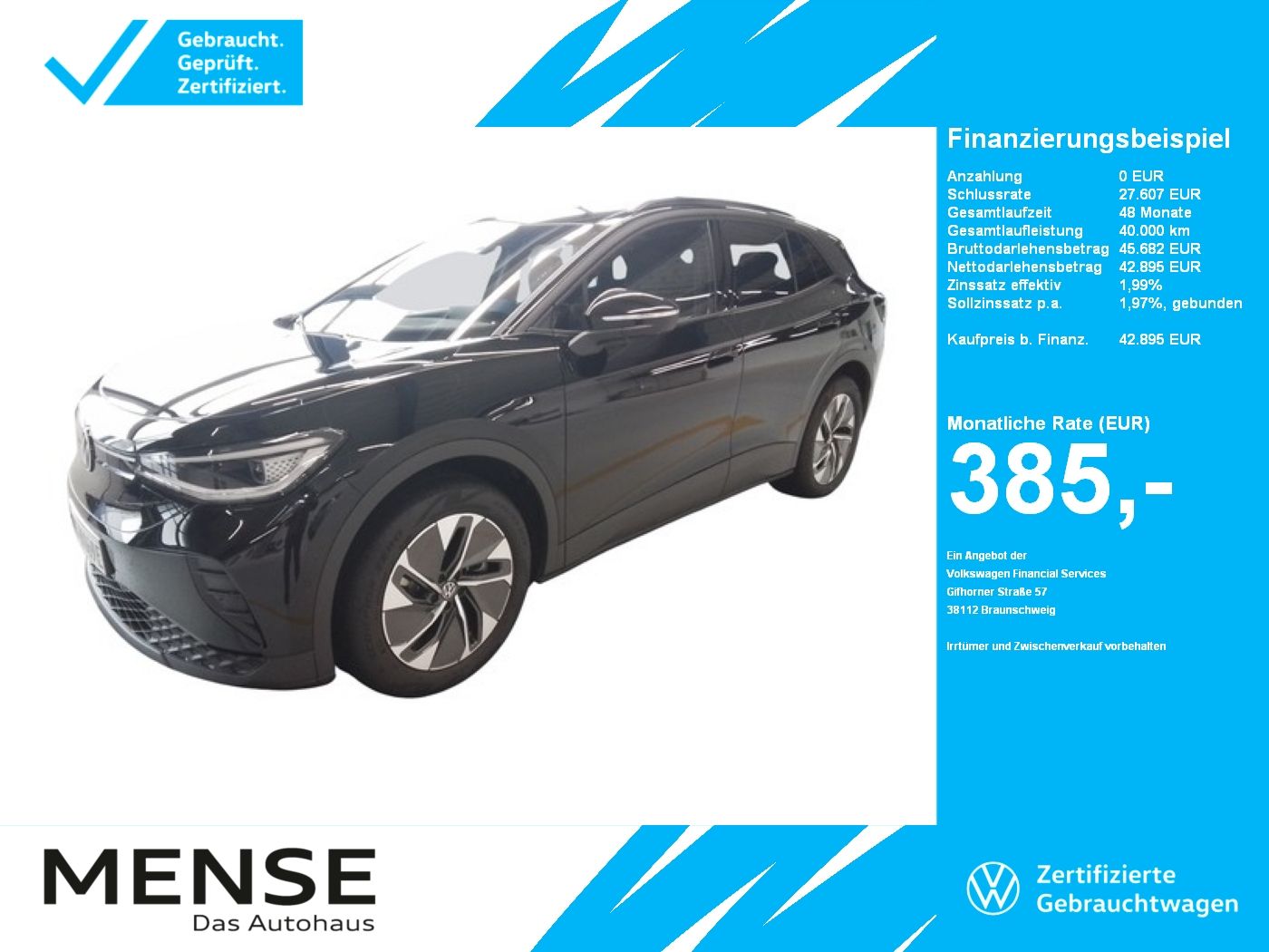 Volkswagen ID.4 Pro electric IQ.Light|Matrix|CarPlay|AHK|SD