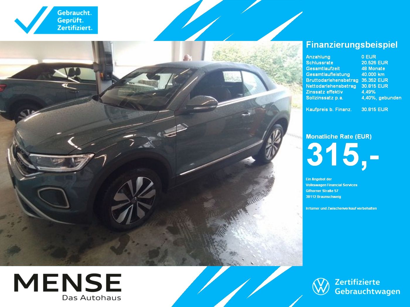 Volkswagen T-Roc Cabriolet 1.5TSI DSG Move CarPlay|ACC|LED