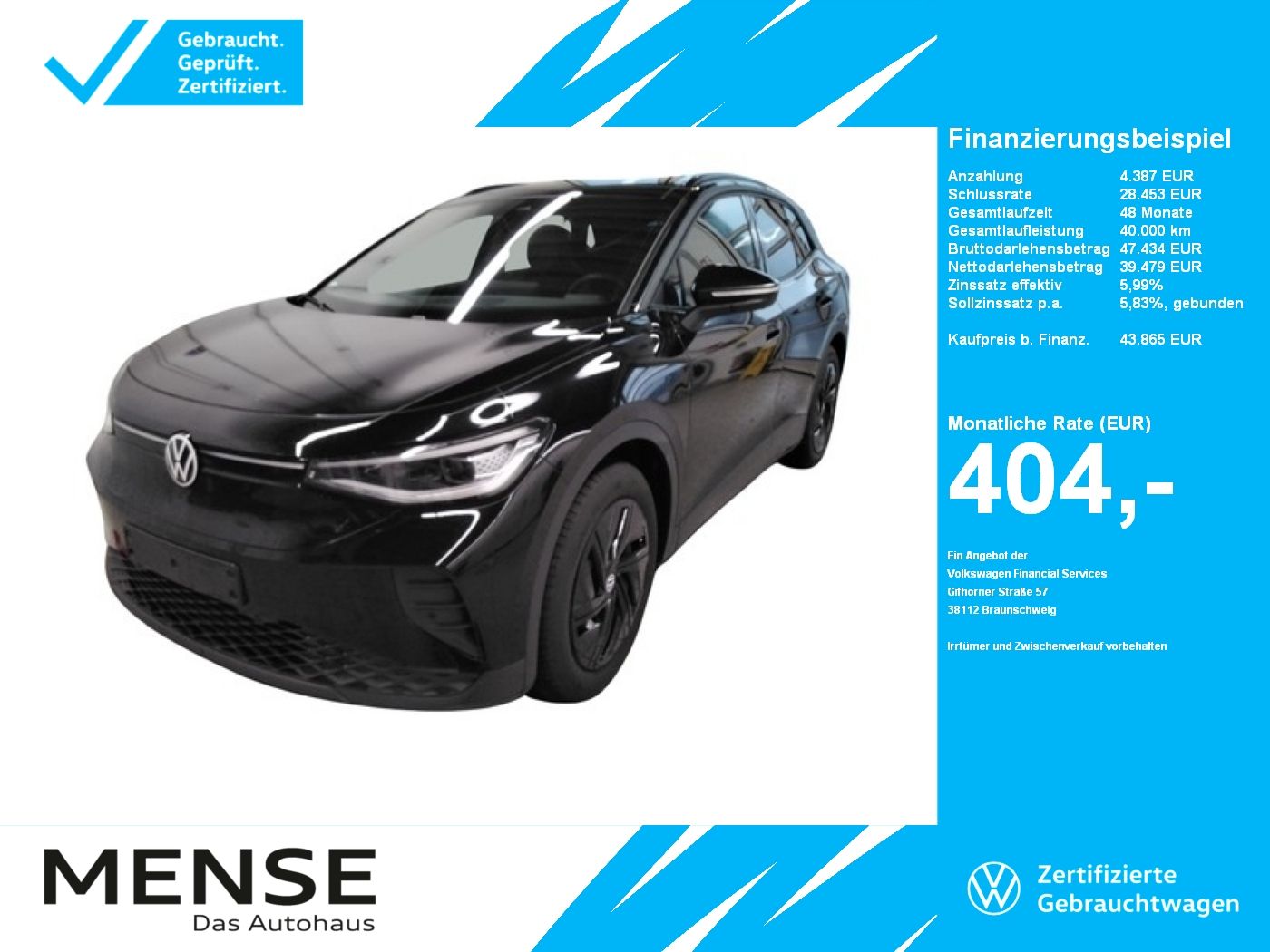 Volkswagen ID.4 Pro electric IQ.Light|Matrix|CarPlay|AHK|SD