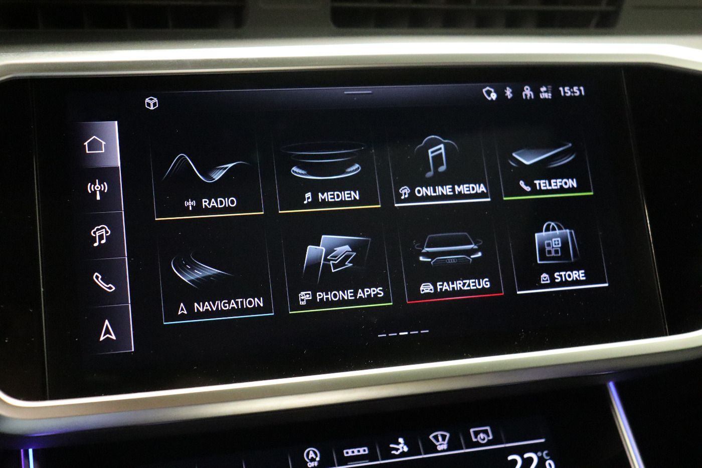 Fahrzeug autohaus mense Fahrzeugabbildung Audi A7 Sportback 45 TDI quattro S tronic Matrix|AHK