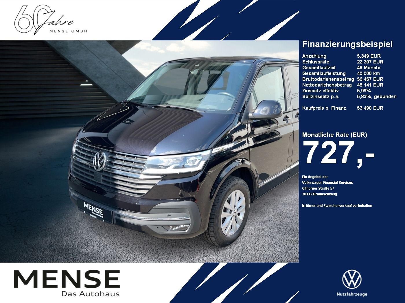 Volkswagen T6.1 Multivan Transporter 2.0 TDI FWD Generation